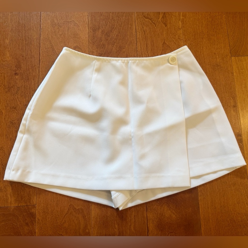 Vintage 90s White Tennis Skort